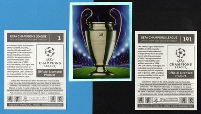 Panini: UEFA Champions League 2009-2010 · Albumaufkleber 1-191