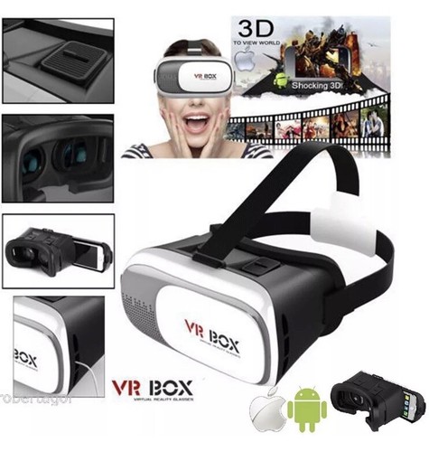 VR BOX OCCHIALI VIRTUALI REALTA VIRTUALE GIOCHI FILM | eBay