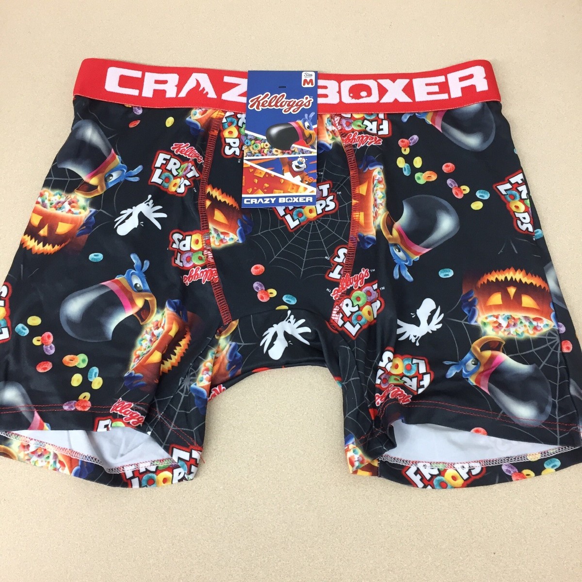 Fruit Loops Scary Novelty Gift Boxer Briefs mens M 32”-34” New