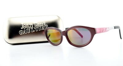 JPG JEAN PAUL GAULTIER Sunglasses 58-7204 c.1 Wine Red Pink  display picture 3