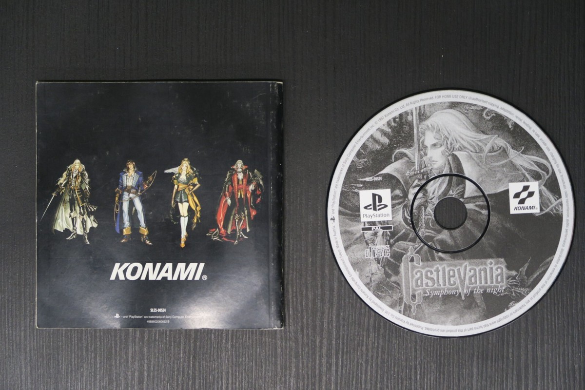CASTLEVANIA: SYMPHONY OF THE NIGHT Sur PS1 (1ère édition) – Version FR PAL – Très Rare – 1ère Main
