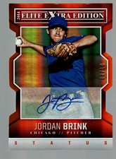 2014 Elite Extra Edition Franchise Futures Signature Orange #17 Jordan Brink /10