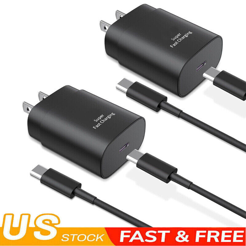 25W Super Fast USB C Wall Charger for Samsung A15 A16 A26 A35 A36 A56