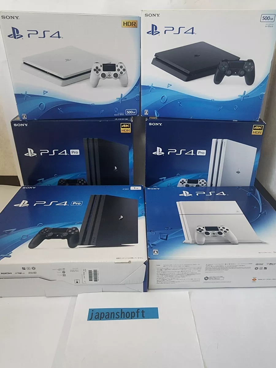 PS4 PlayStation 4 Sony Original Slim Pro 500GB 1TB 2TB Console Black or  White JP