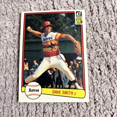1982 Donruss 191 Dave Smith Houston Astros  Baseball