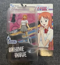 Toynami Shonen Jump Bleach Orihime Inoue 7" figure Used *Resealed Damaged Box*