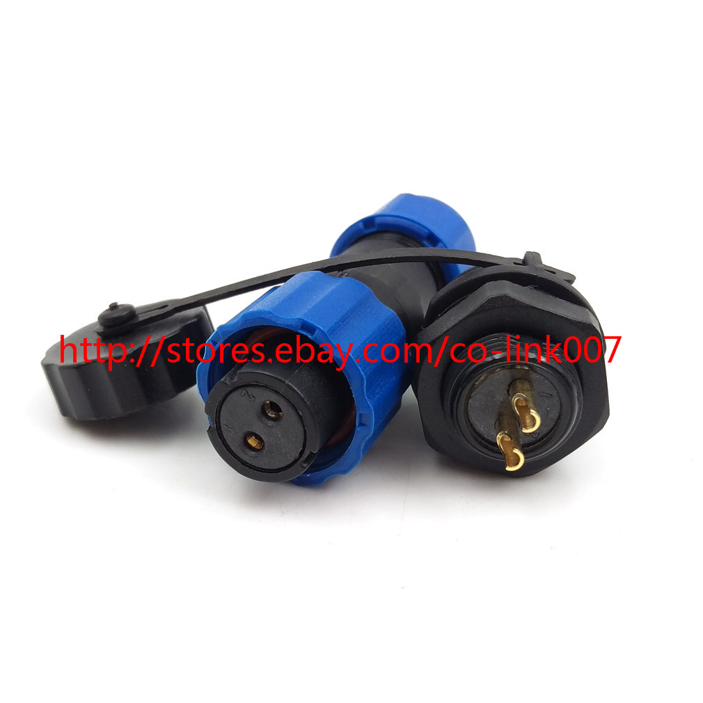 SD13 2-Pin Waterproof Connector – IP68 Aviation Plug For LED Lights & Motor Power