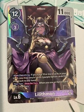 Lilithmon BT3-091 SR Foil Digimon CCG | Resurgence Booster NM