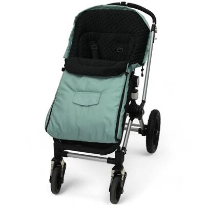 OLO Dimple Fleece Footmuff Cosytoes fits BUGABOO Pushchairs Prams Sage Green