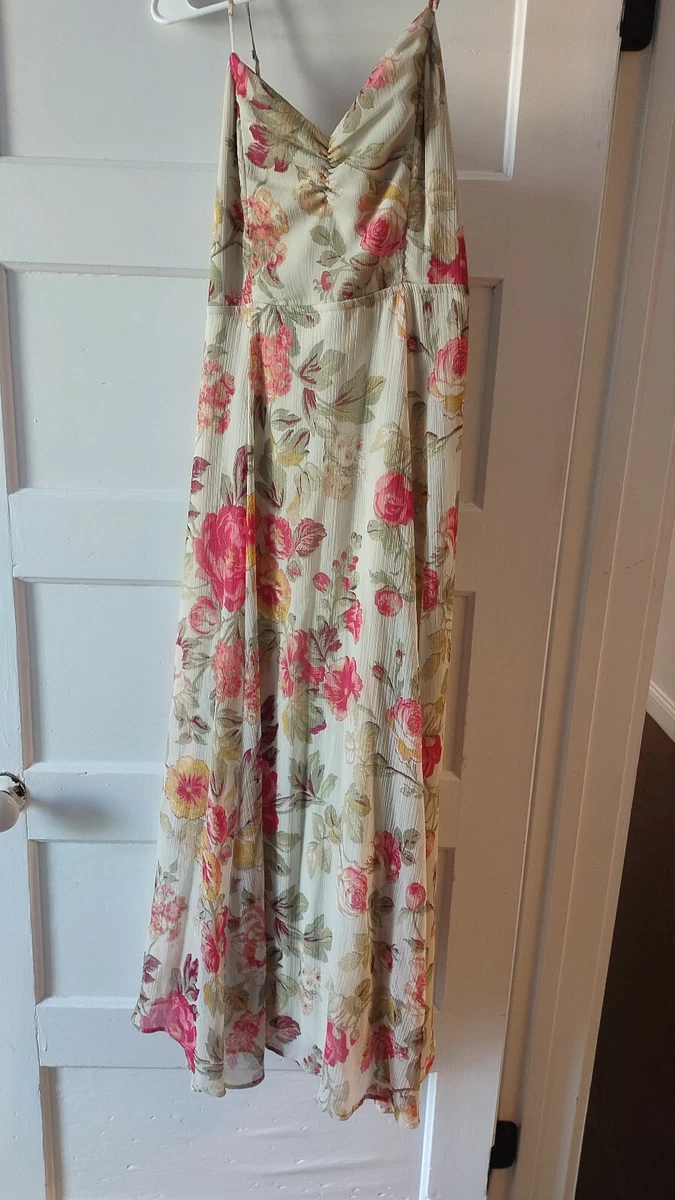 H and m clearance floral maxi dress