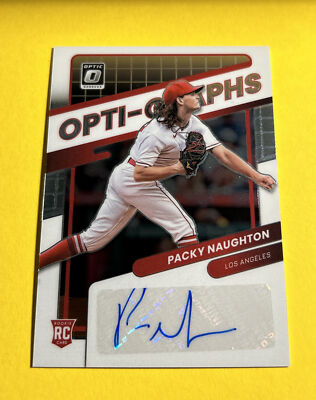 2022 Panini Donruss Optic PACKY NAUGHTON Opti-Graphs Rookie Auto #OG-PN