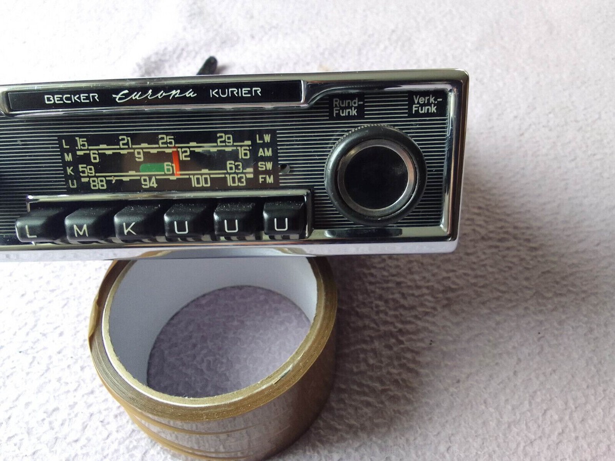 カーオーディオ Becker Europa Vintage Classic Car Radio SOLD to the United States: Becker EUROPA Vintage Original High-End