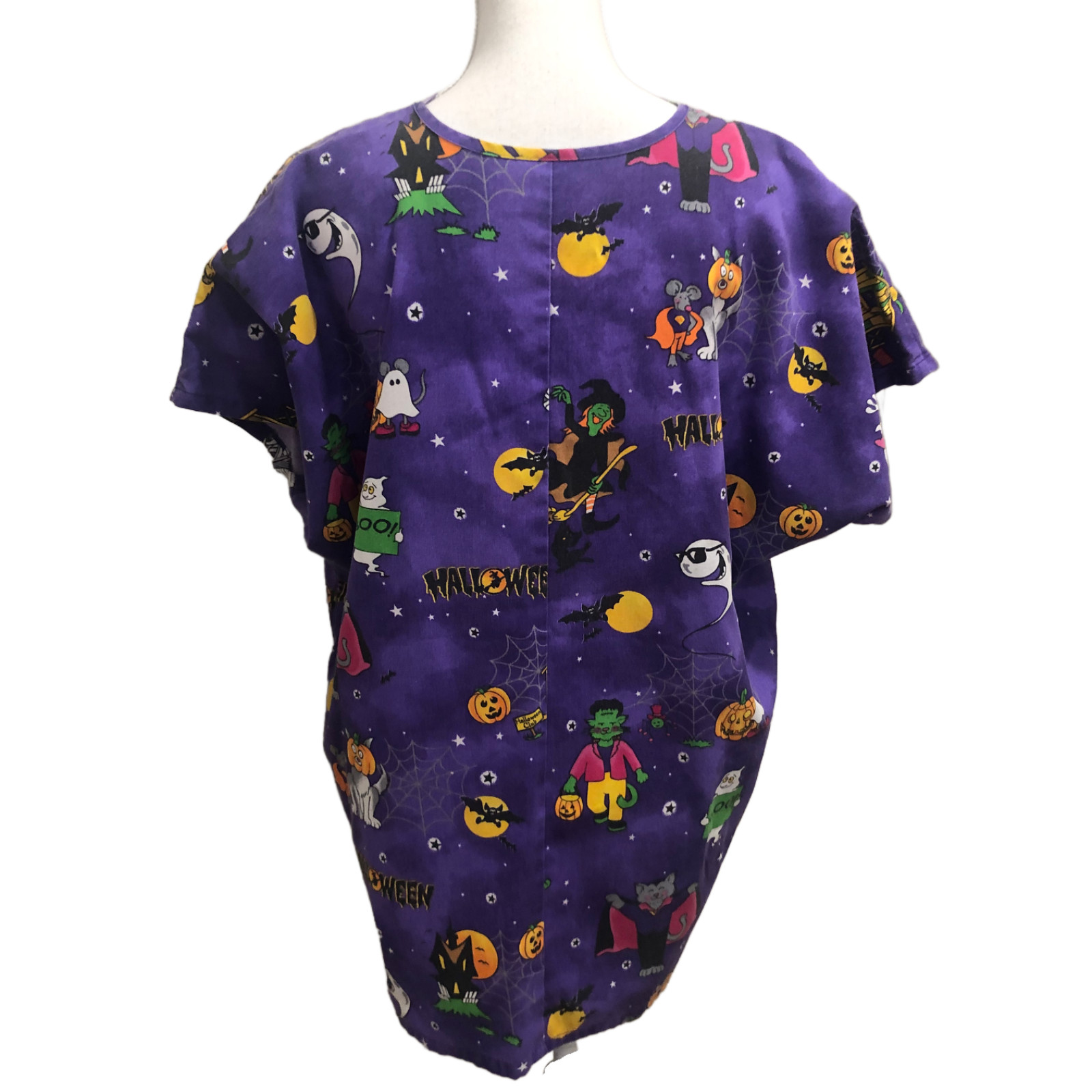 Simply Basic Women's Size Large Scrub Top  Hallow… - image 4