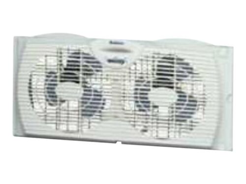 Holmes Hawf2021 Dual Blade Twin Window Fan One Touch Assorted Size White 2 Speed - Picture 1 of 1