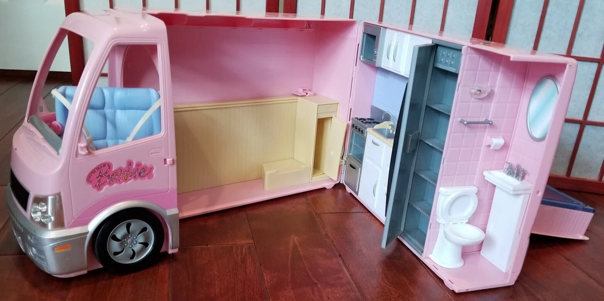 Barbie sales party bus