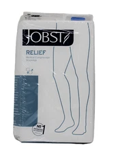 BSN 114042 Jobst Relief Thigh 15 20 Closed Toe Silicone Petite Beige LG - 1/PR