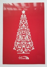 VIRGIN TRAINS EAST COAST CHRISTMAS MENU First Class Restaurant Car Dining Rail