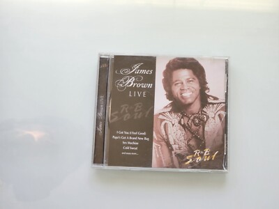 James Brown Live  R&B Soul Audio CD 2005