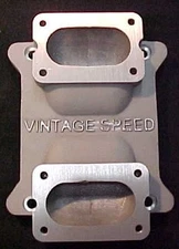 HOT ROD RAT TRI-POWER ROCHESTER 2 X 2 TO 4V DUAL CARB ADAPTER HOLLEY BOTTOM