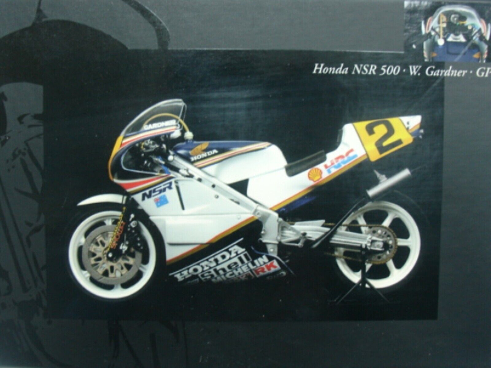 WOW EXTREMELY Honda NSR500 #2 Gardner World Champion 1987 1:12  Minichamps-Wit's