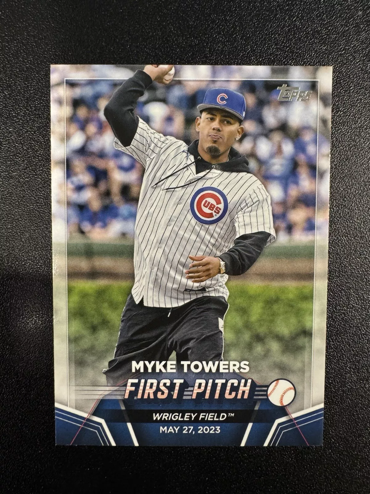 Myke Towers trading card