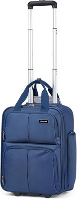 Hanke 16'' Underseat Carry On Luggage Softside Airline Approved 27L Blue 5.8 Lbs