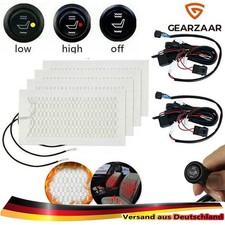 2 Set Auto Carbon Universal Sitzheizung Nachrüstsatz Heizmatten PKW KFZ 2 Stufen