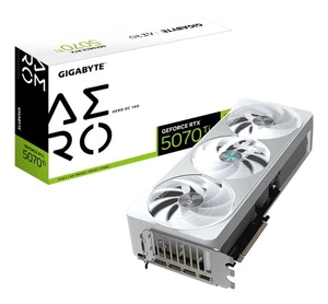 GIGABYTE GeForce RTX 5070 Tie AERO OC 16G Carte graphique - 16GB GDDR7, 256bit,