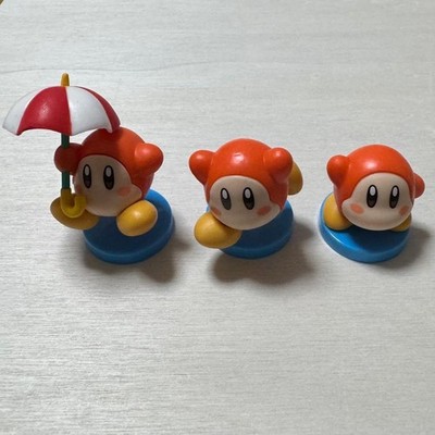 Nintendo Kirby Waddle Dee Choco Egg Figur Set 3 Stück Authentic Rare Limited