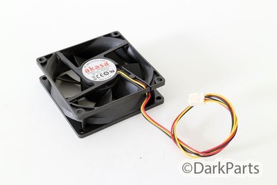 Akasa DFB802512L DC12V 0.14A 80mm x 25mm Case Fan 3-Wire 3-Pin
