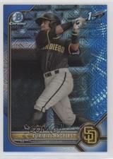 2022 Bowman Chrome Prospects Mega Box Blue Mojo Refractor Euribiel Angeles uk2