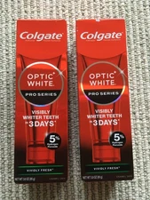 (2-Pk) Colgate Optic White Pro Series Vividly Fresh Toothpaste 3 oz. ea. 11/2026