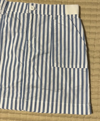 Lee Damen Skort 8 M blau weiß gestreift mittelhoher Bund Sportbekleidung - Bild 3 von 12