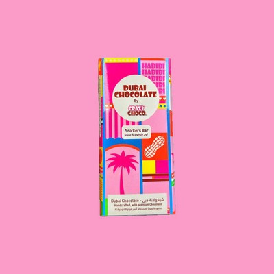 Crazy Choco Authentic Dubai Chocolate - Snickers 180g (Dubai) Exotic Snacks