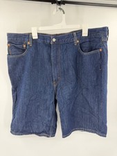 Levi s 469 Men s 42 Dark Wash Jean Shorts 100 Cotton