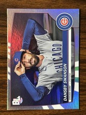 2023 Topps Big League Baseball Dansby Swanson Cubs Uncommon Rainbow Foil 232