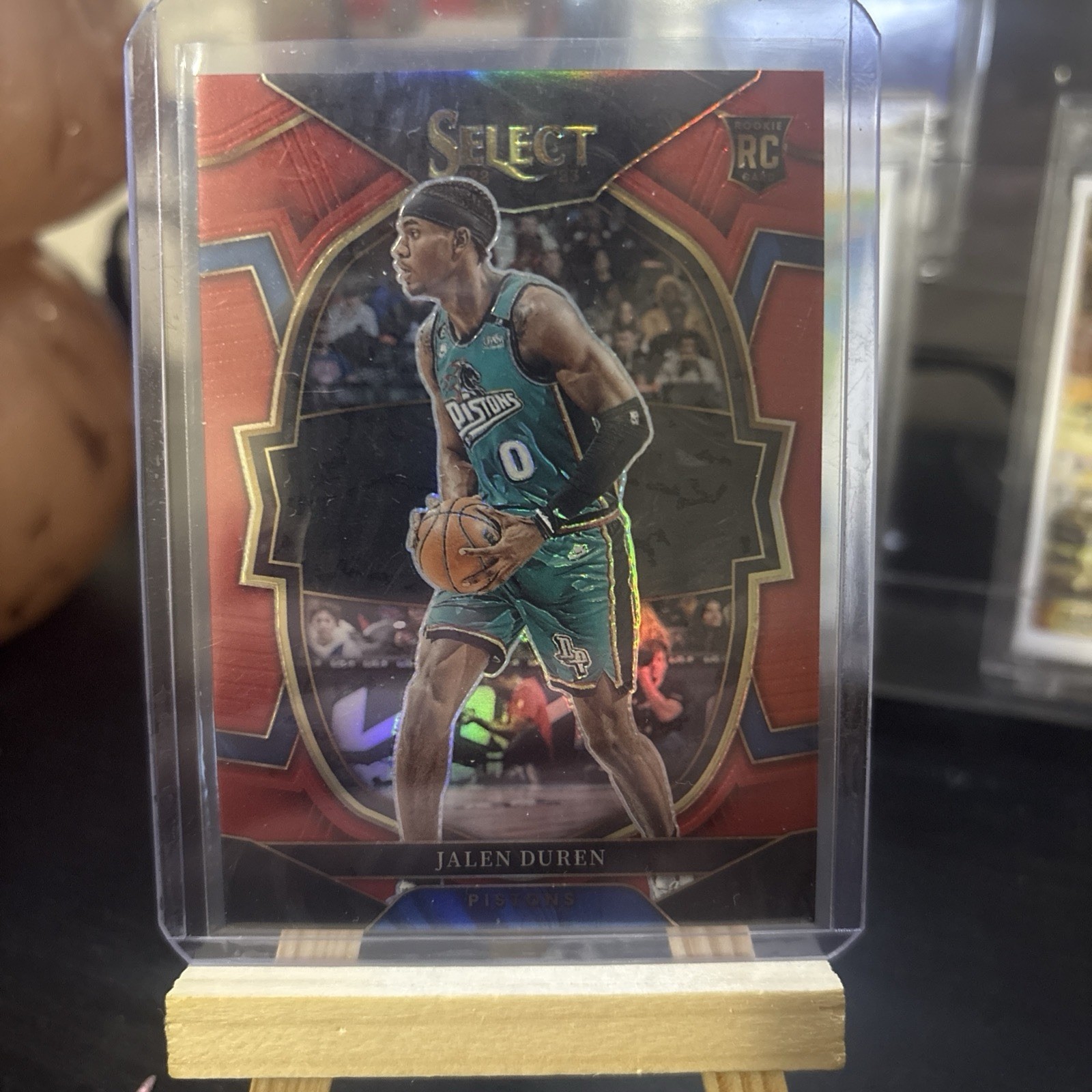 2022-23 Panini Select - Concourse Jalen Duren #98 Red Prizm /199 (RC)