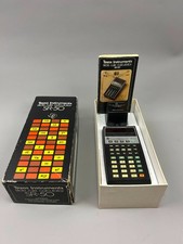 Vintage Texas Instruments SR-50 Calculator Box Manual No Battery Parts Repair