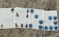 Lot of 19 Vintage Scratch Sniff CTP Stickers 4 Partial Sheets Scents 1" Round