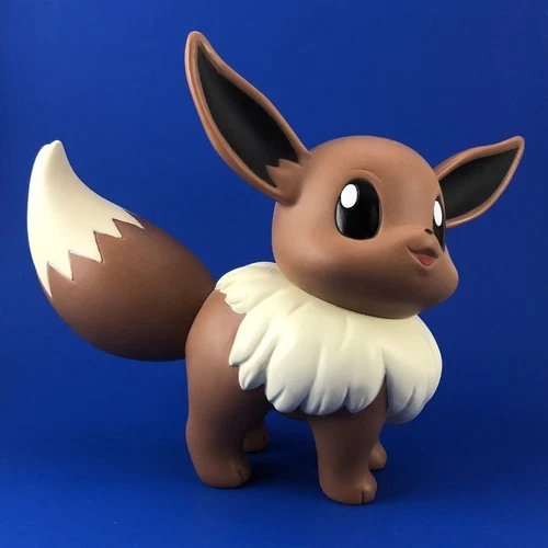 1998 TOMY | Pokémon (EEVEE) 5” Vinyl Sofubi Toy Figure RARE JAPAN Vintage VTG
