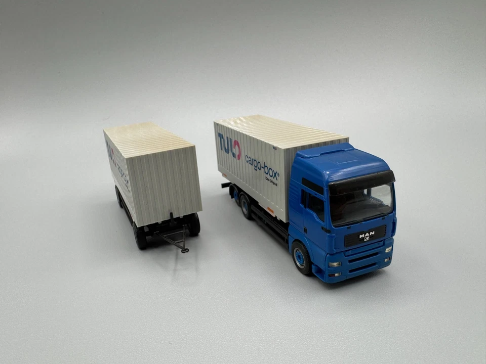 1:87 AWM MAN TG-A XXL (TULO Cargo-Box) Container-Hängerzug - Bild 2 von 4