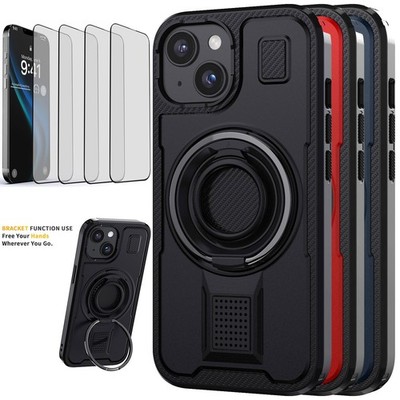 For Apple iPhone 14 Pro Max 5G Rugged Hybrid Slim Case Cover / Screen Protector