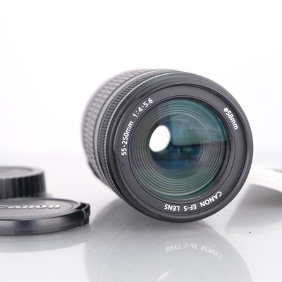 Canon EF-S 55-250mm f/4-5.6 IS Zoomobjektiv Bildstabilisator APS-C DSLR Autofokus