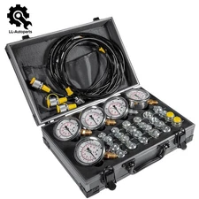 60P Hydraulic Pressure Test Kit for Caterpillar Case John Deere Bobcat Komatsu