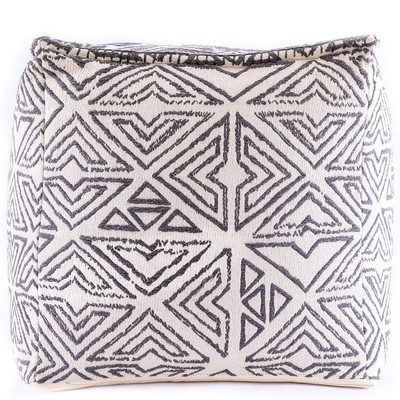 Pouf Ottoman - 20x20x20 - Foot Rest Stool White Cube