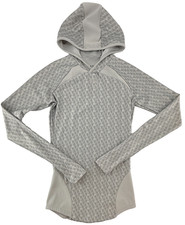 Under Armour ColdGear Hoodie Womens Small Gray Athletic Pullover
