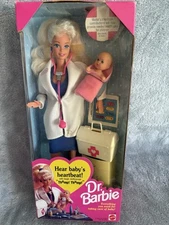 1995 Mattel Dr. Barbie 3 Babies Heartbeat No. 14309 NRFB