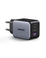 USB-C LadegeräT 65W Mini 3-Port Pd SchnellladegeräT Gan FüR Macbook Iphone