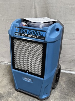 DRI-EAZ LGR 6000Li Industrial Dehumidifier 100pt Per Day Low-Grain Refrigerant