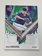 2021 Diamond Kings Baseball DK Materials Relic - Tucker Davidson - Braves